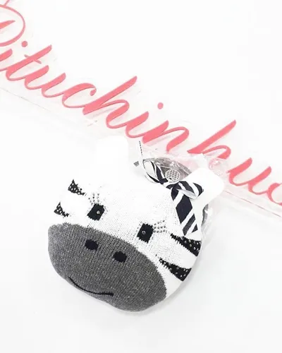 POCHETE TRICOT ZEBRA