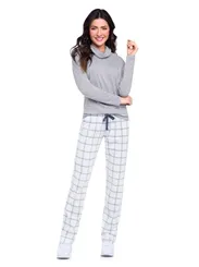 PIJAMA LONGO GOLA VEGGI - 10010718