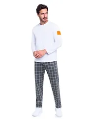 PIJAMA LONGO GRAFITE VEGGI - 10010724