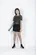 CONJUNTO BLUSA TULE /SAIA COM CINTO DIMY - CON82435