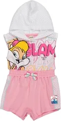MACAQUINHO LOONEY TUNES ROSA