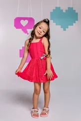 VESTIDO COM BABADO - GABRIELA AQUARELA 212054