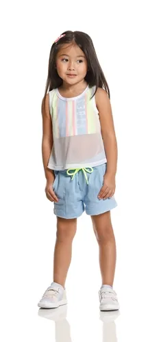 CONJUNTO REGATA E TOP COM SHORT - POAH NOAH 46617