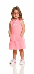 VESTIDO COM CAPUZ NEON - POAH NOAH 46556