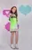 VESTIDO NEON COM RECORTES HOLOGRAFICO - GABRIELA AQUARELA 212261