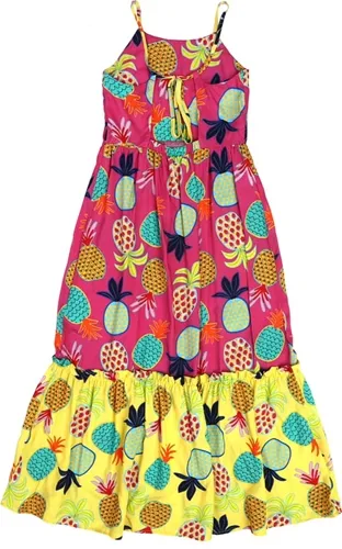 VESTIDO LONGO ABACAXI - PRECOCE IVT2483