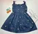 VESTIDO BABADO BORDADO LIBELULA - PRECOCE MVT2852