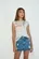 BLUSA MUSCLE COM COSTURA CONTRASTANTE NAS LATERAIS - DIMY BLU82678