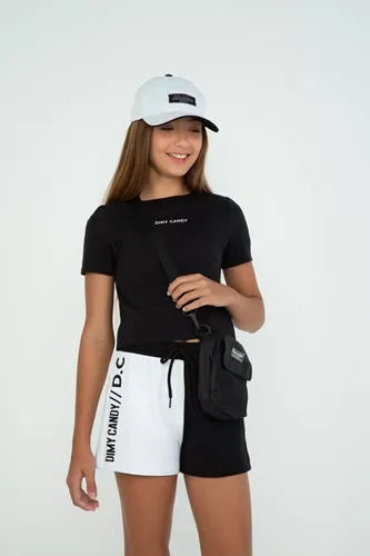 CONJUNTO BICOLOR T-SHIRT C/SHORT MOLETOM - DIMY CON82651