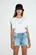 SHORT BOYFRIEND COM DETALHE PAETÊ TRANSPARENTE - DIMY SHO82574