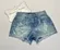 SHORT BOYFRIEND COM DETALHE PAETÊ TRANSPARENTE - DIMY SHO82574