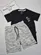 CONJUNTO CAMISETA SKATE C/SHORT MOLETINHO - BANANA DANGER 46219
