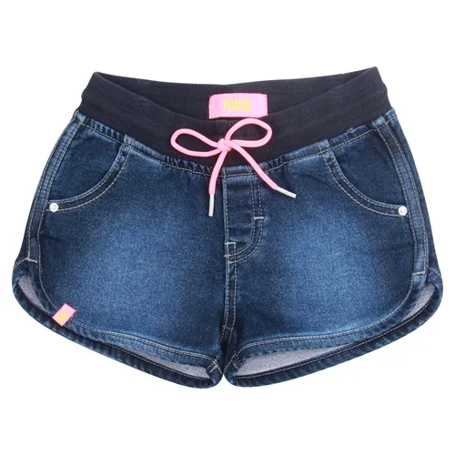 SHORT JEANS C/ MOLETOM CÓS ELÁSTICO - POAH NOAH 46537