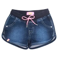 SHORT JEANS C/ MOLETOM CÓS ELÁSTICO - POAH NOAH 46537