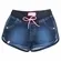 SHORT JEANS C/ MOLETOM CÓS ELÁSTICO - POAH NOAH 46537