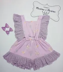 MACAQUINHO ESCAMA BORDADO CROCHÊ - MINI LADY 02297