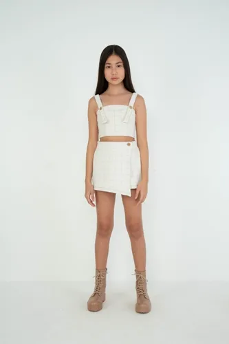 SHORT SAIA XADREZ C/ CINTURA ALTA - DIMY SHO82703
