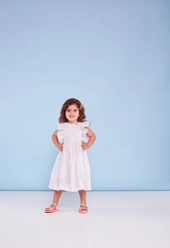 VESTIDO C/RENDA DECOTE COSTAS - PRECOCE MVT2861