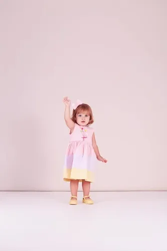 VESTIDO BABY XADREZ E LISTRAS - PRECOCE BVT2813