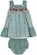 VESTIDO BABY XADREZ E LISTRAS - PRECOCE BVT2814