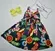 VESTIDO AMARRAÇÃO COSTAS ESTAMPA FLOR ESPACIAL - PRECOCE MVT2855