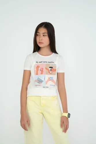 T- SHIRT MY SELF CARE ROUTINE - DIMY 82781