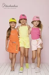 PIJAMA BLUSA COM SHORT ROSA ESTAMPA ESTRELAS DEDEKA 23110