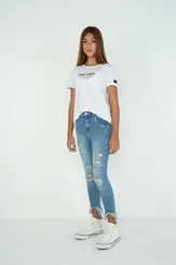 CALÇA JEANS ESTONADO LAVAGEM CLARA - DIMY CAL82570