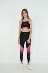 CALÇA LEGGING C/ RECORTES E FILETE - DIMY LEG82789