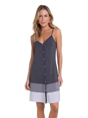 CAMISOLA COM ALÇA DETALHE BOTÕES - VEGGI 10020434