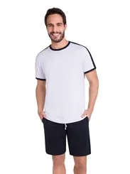 PIJAMA CURTO BÁSICO BLUSA C/ SHORT - VEGGI 10010923