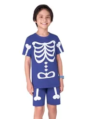 PIJAMA CURTO ESQUELETO - VEGGI 11010523