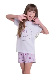 PIJAMA CURTO CARINHA FELIZ - VEGGI 11010572
