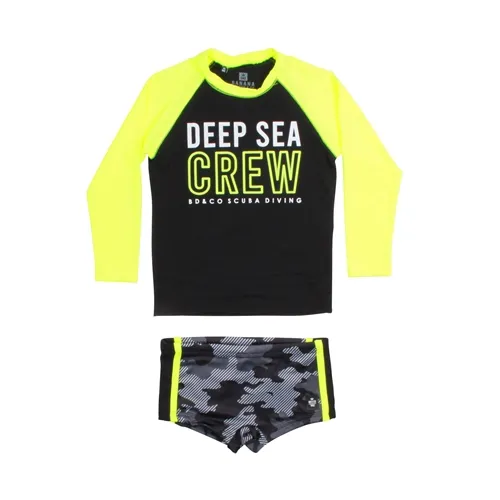 KIT BEACHWEAR CREW BLUSA UV C/ SUNGA - BANANA DANGER 46443