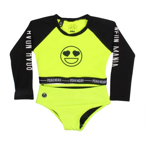 KIT CROPPED EMOJI NEON - POAH NOAH 46919