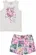 CONJUNTO BLUSA E SHORT FLAMINGOS