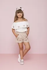 BLUSA CIGANINHA TRICOLINE ROSTO URSOS - PITUCHINHUS 23200