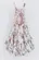 VESTIDO TRICOLINE ALÇA FLORAL CRISTAIS - PITUCINHUS 23234