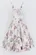 VESTIDO TRICOLINE ALÇA FLORAL CRISTAIS - PITUCINHUS 23234