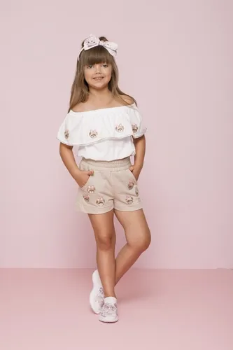 SHORT MOLETOM ROSTO URSINHA - PITUCHINHUS 23216