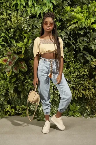 BLUSA CROPPED MANGA BUFANTE - COLCCI 0365300685