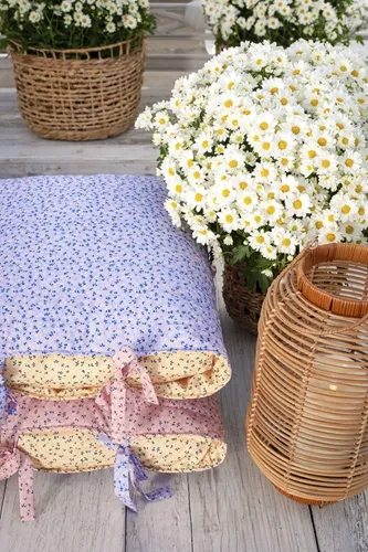 ALMOFADA FLORAL BICOLOR - PITUCHINHUS 23820