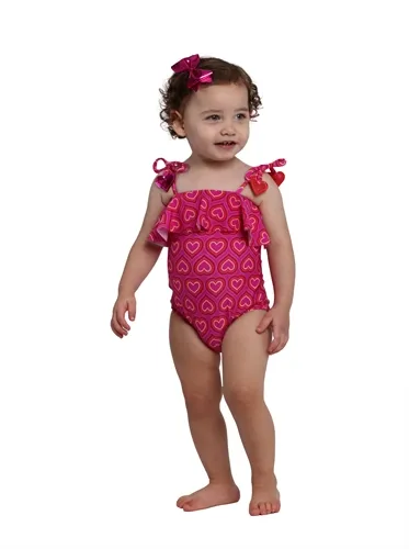 MAIÔ BABY BELLA ESTAMPA CORAÇÃO C/ BABADOS - SIRI 36903