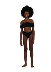 BIQUINI TEEN CIGANINHA PRETO - SIRI 36121