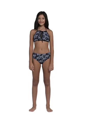 BIQUINI CROP BRUNA ESTAMPA COQUEIROS - SIRI 36889