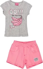 CONJUNTO BLUSAS E SHORT NEON