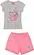 CONJUNTO BLUSAS E SHORT NEON
