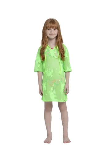 SAIDA DE PRAIA KIDS KAMILI VERDE FLUOR - SIRI 36618