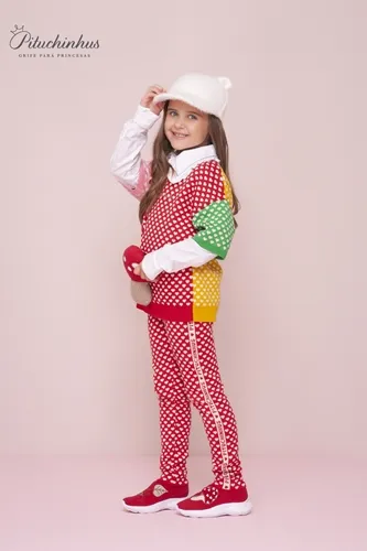 LEGGING TRICOT CORAÇÕES PITUCHINHUS 24226