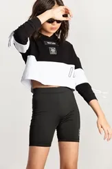 CROPPED MOLETOM BICOLOR DIMY MOL82848